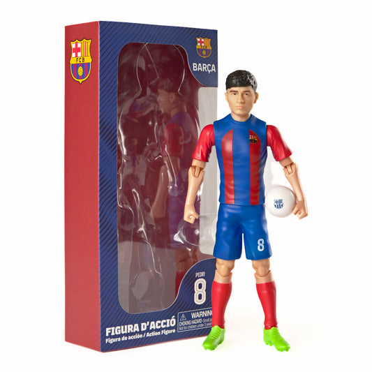 Banbo Toys SOCKERS FC Barcelona Pedri 8" Collectible Soccer Action Figure