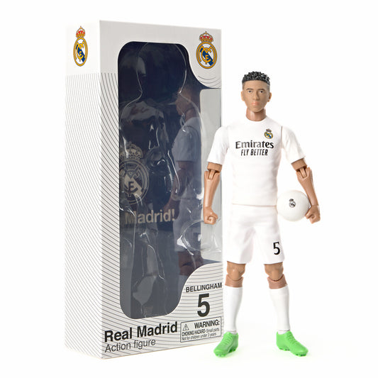 Banbo Toys SOCKERS Real Madrid CF Jude Bellingham 8" Collectible Soccer Action Figure