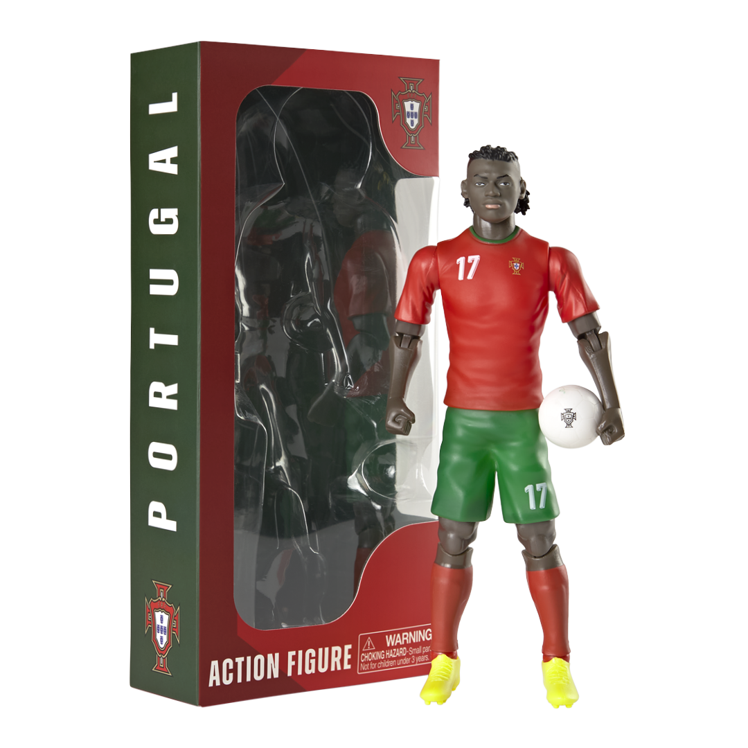 Banbo Toys SOCKERS Portugal National Rafael Leão 8" Collectible Soccer Action Figure