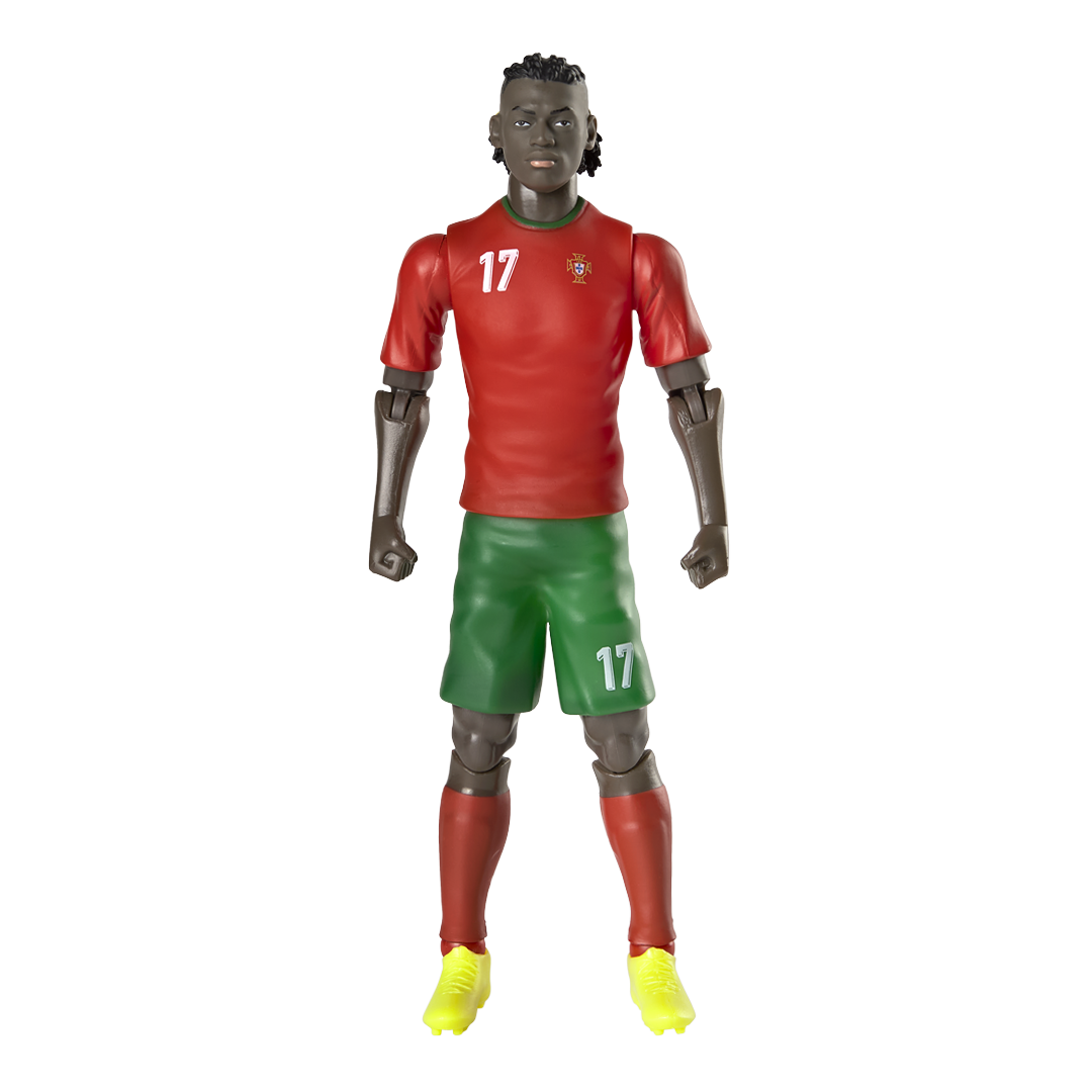 Banbo Toys SOCKERS Portugal National Rafael Leão 8" Collectible Soccer Action Figure