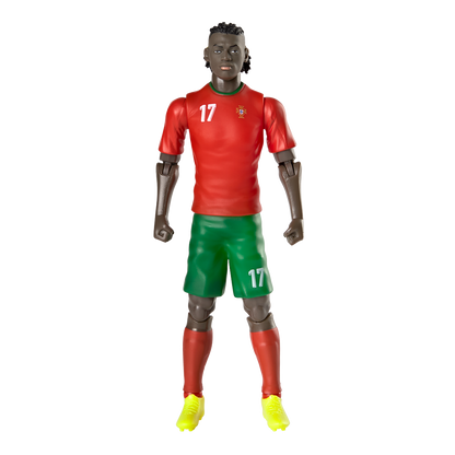 Banbo Toys SOCKERS Portugal National Rafael Leão 8" Collectible Soccer Action Figure