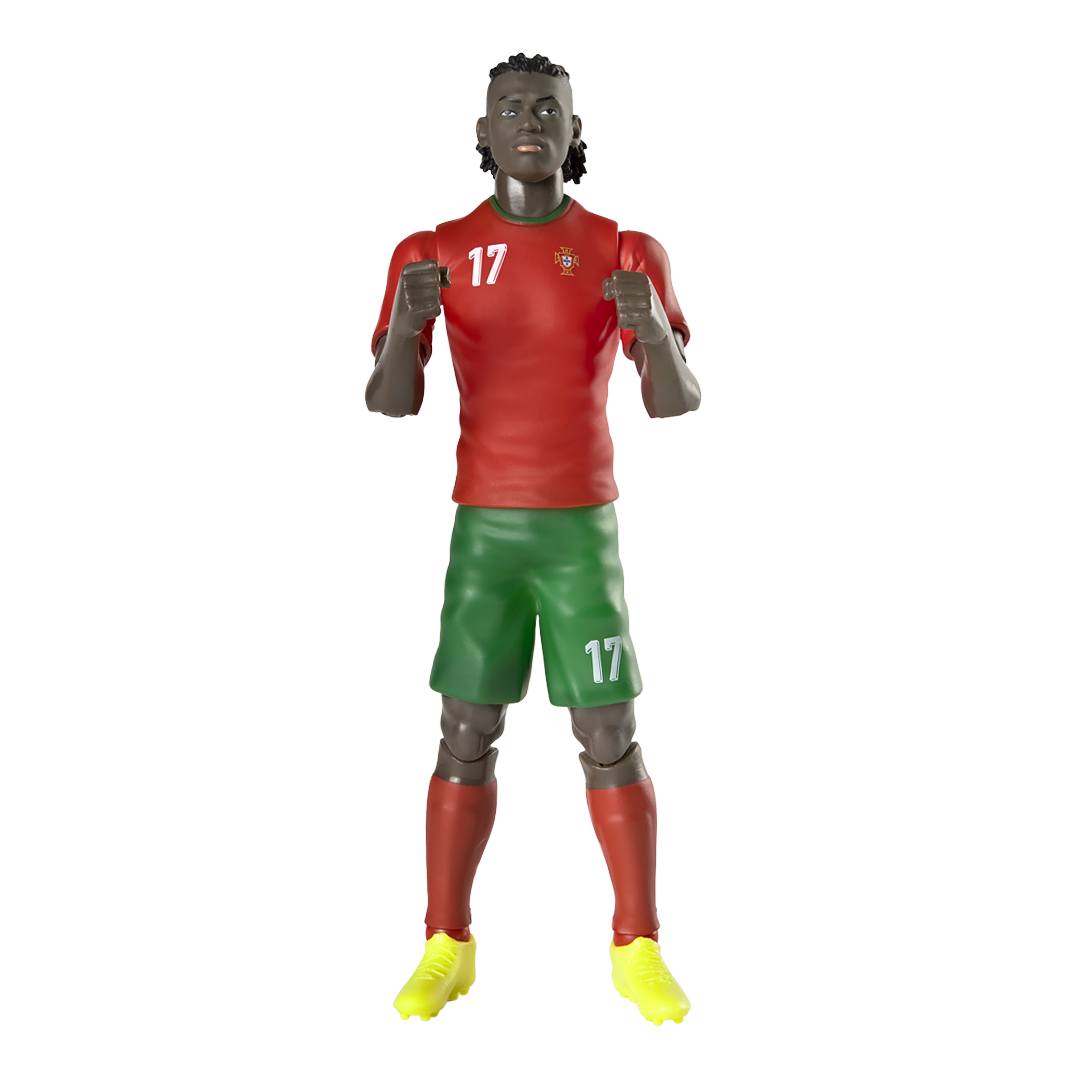Banbo Toys SOCKERS Portugal National Rafael Leão 8" Collectible Soccer Action Figure