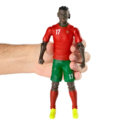 Banbo Toys SOCKERS Portugal National Rafael Leão 8" Collectible Soccer Action Figure