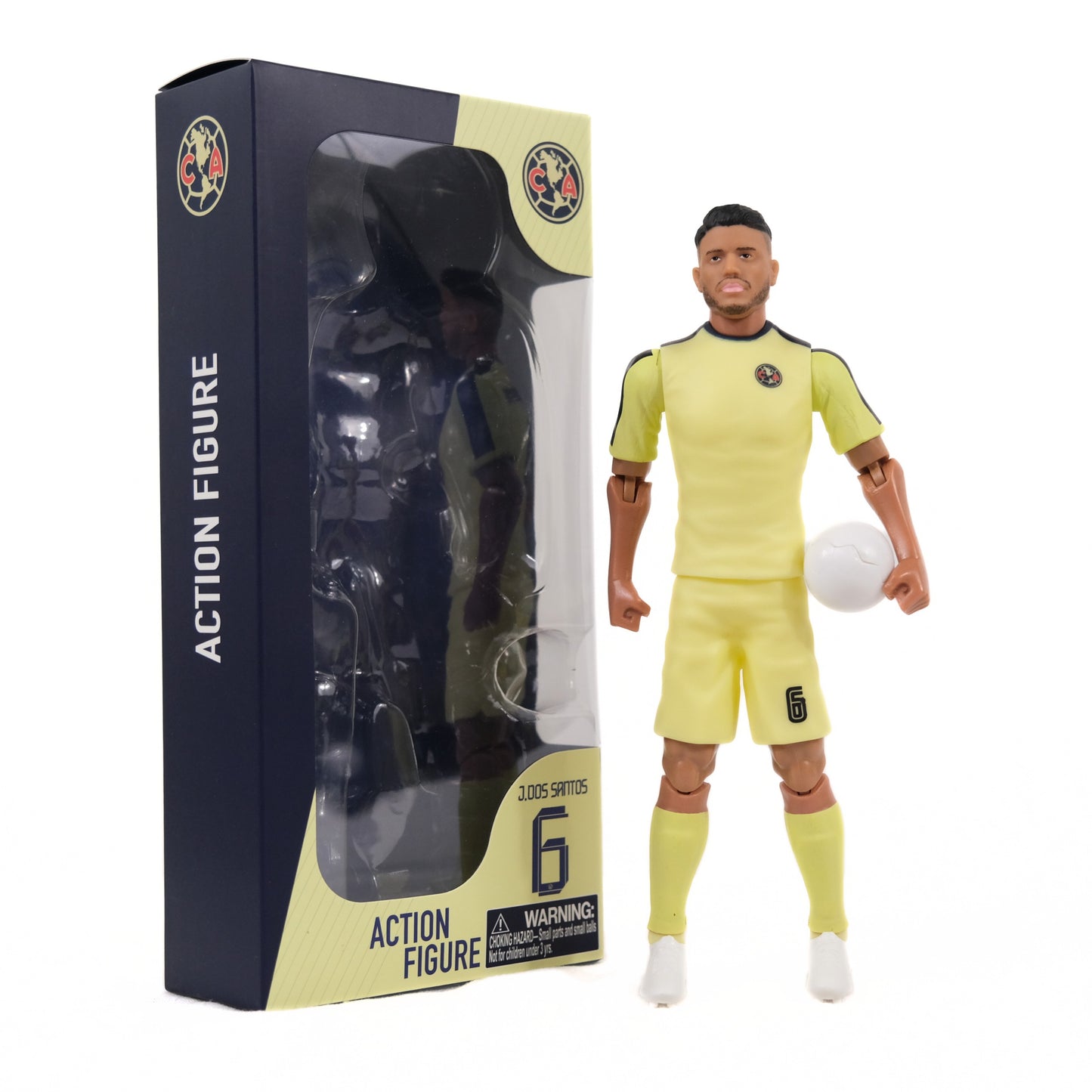 Banbo Toys SOCKERS Club América Jonathan Dos Santos 8" Collectible Soccer Action Figure