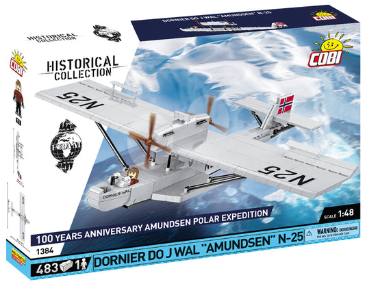 COBI Historical Collection Dornier Do J Wal "Amundsen" N-25 Plane