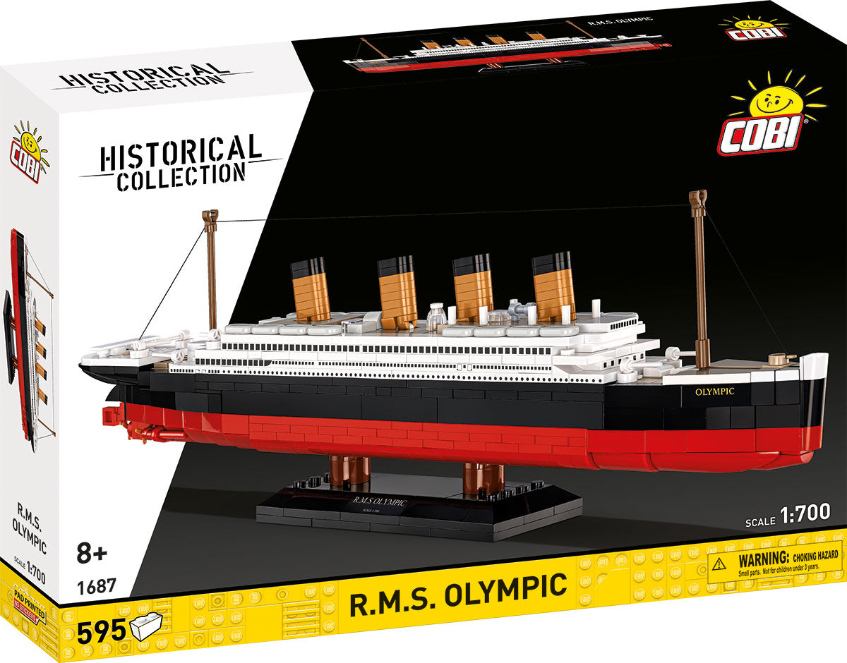 COBI Historical Collection Great War R.M.S. OLYMPIC /1911 Building Set, 595 Pieces