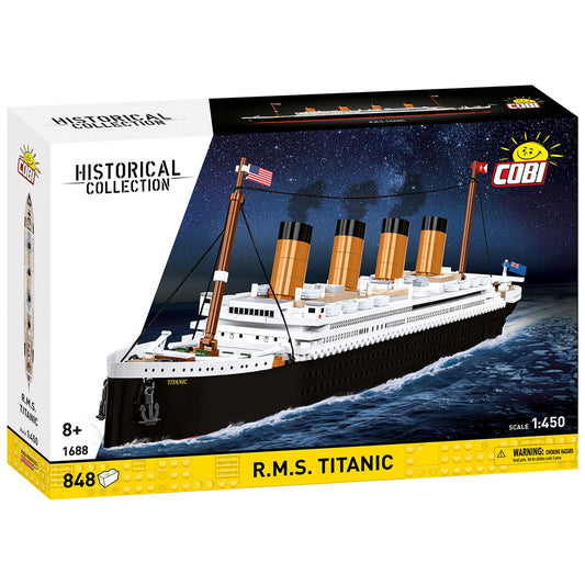 COBI Historical Collection Titanic, 848 pieces Building Set