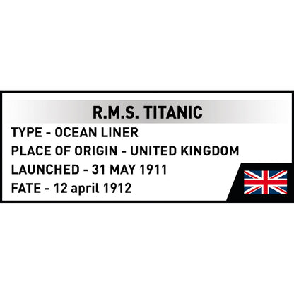 COBI Historical Collection Titanic, 848 pieces Building Set