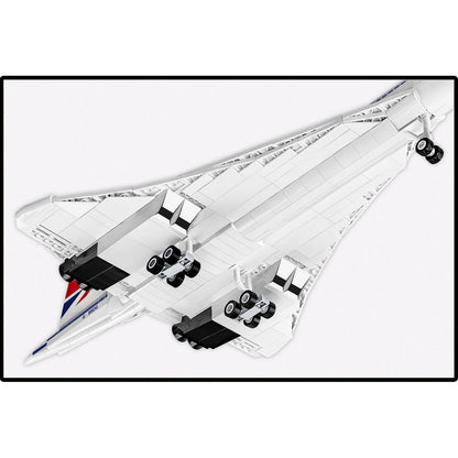 COBI Historical Collection CONCORDE Brooklands Museum Aircraft Building Set, 518-pieces