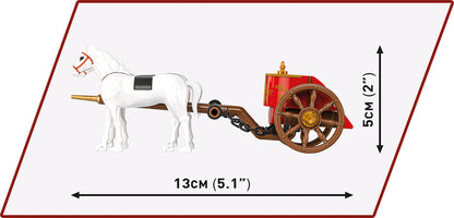 COBI Historical Collection: Imperium Romanum Roman Chariot Building Set, 93 Pieces