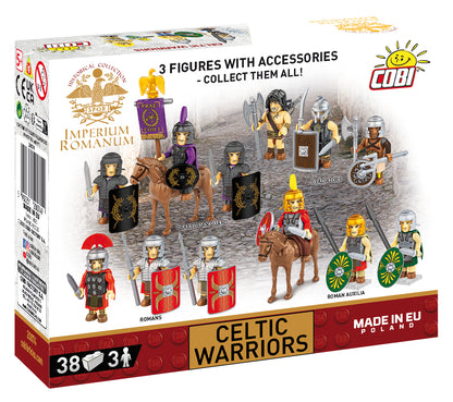 COBI Imperium Romanum Celtic Warriors Building Set, 38 Pieces