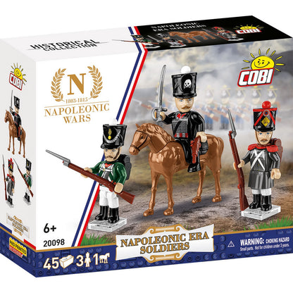 COBI Napoleonic War Napoleonic Era Soldiers Building Set, 45-pieces