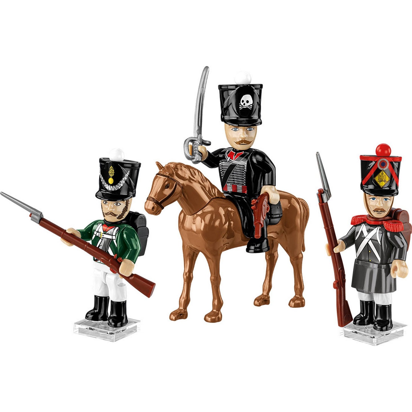 COBI Napoleonic War Napoleonic Era Soldiers Building Set, 45-pieces