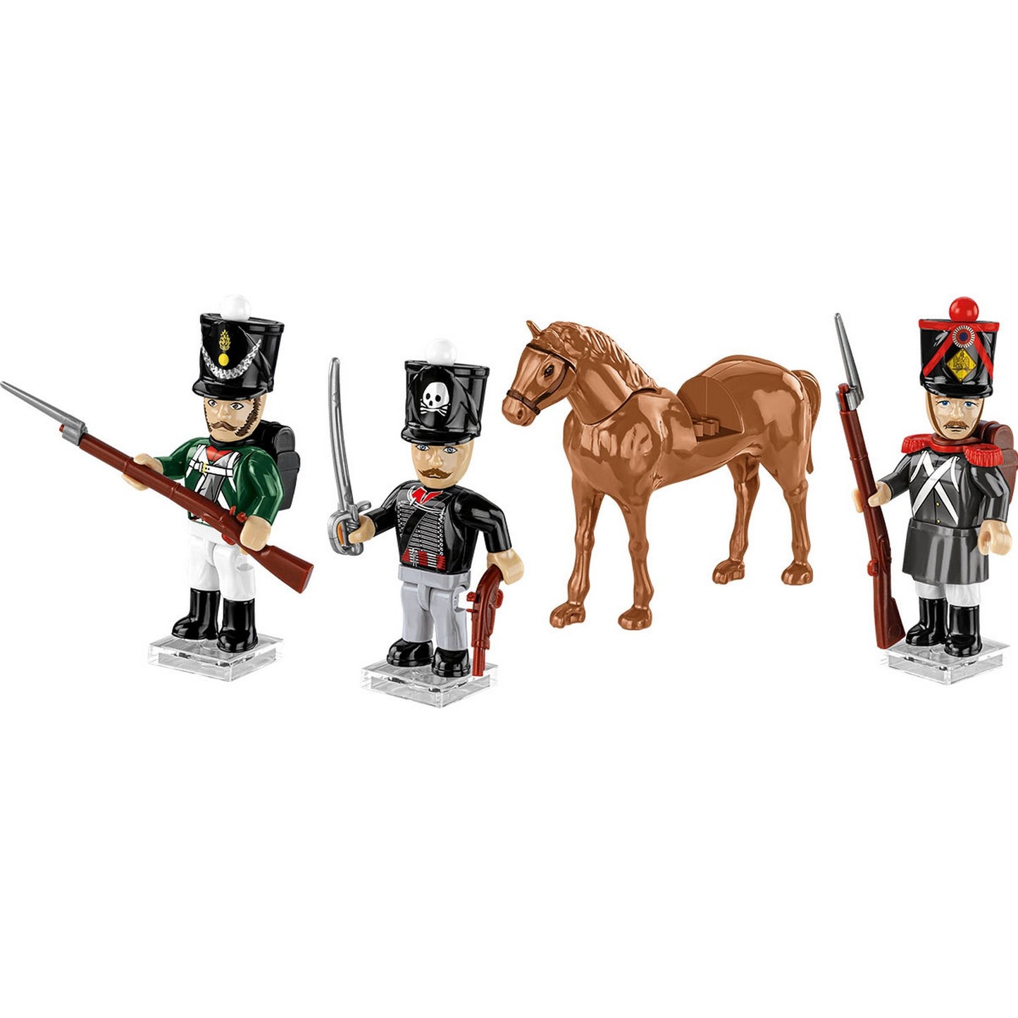 COBI Napoleonic War Napoleonic Era Soldiers Building Set, 45-pieces