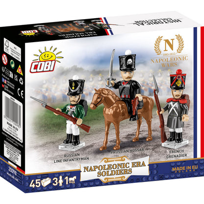 COBI Napoleonic War Napoleonic Era Soldiers Building Set, 45-pieces