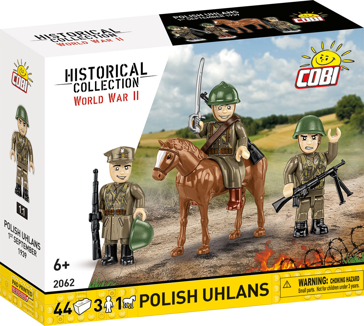 COBI Historical Collection WWII Polish Uhlans Building Set, 44 Pieces