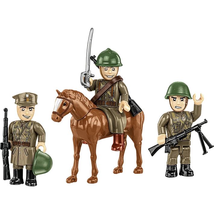 COBI Historical Collection WWII Polish Uhlans Building Set, 44 Pieces