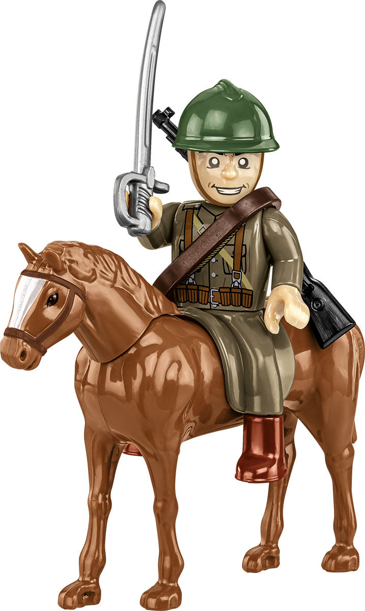 COBI Historical Collection WWII Polish Uhlans Building Set, 44 Pieces