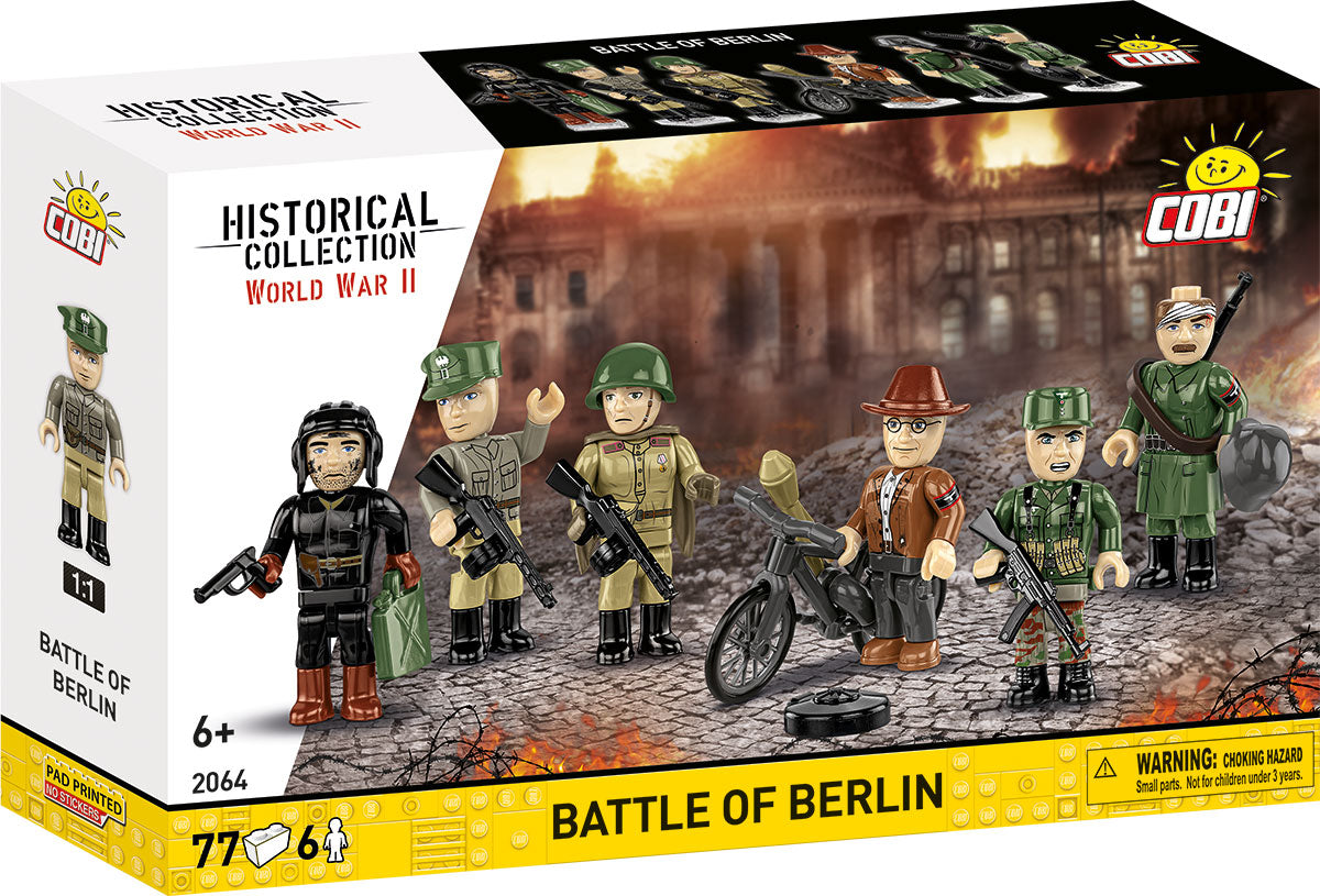 COBI Historical Collection WWII Battle of Berlin Building Set, 77-pieces