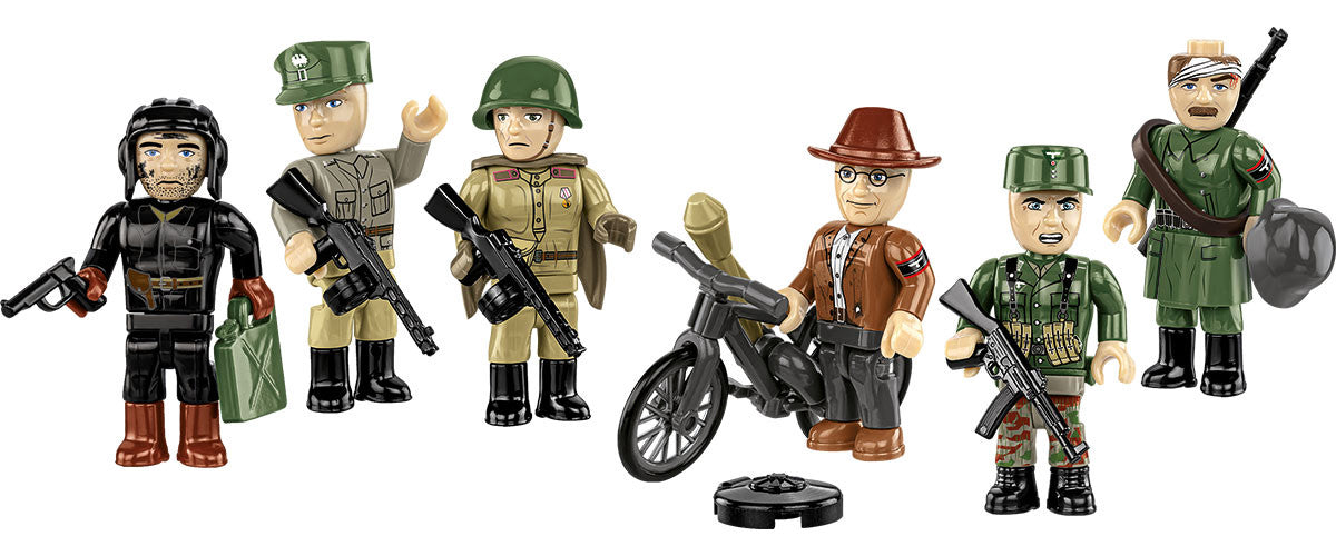 COBI Historical Collection WWII Battle of Berlin Building Set, 77-pieces