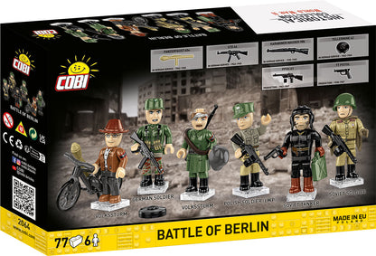 COBI Historical Collection WWII Battle of Berlin Building Set, 77-pieces