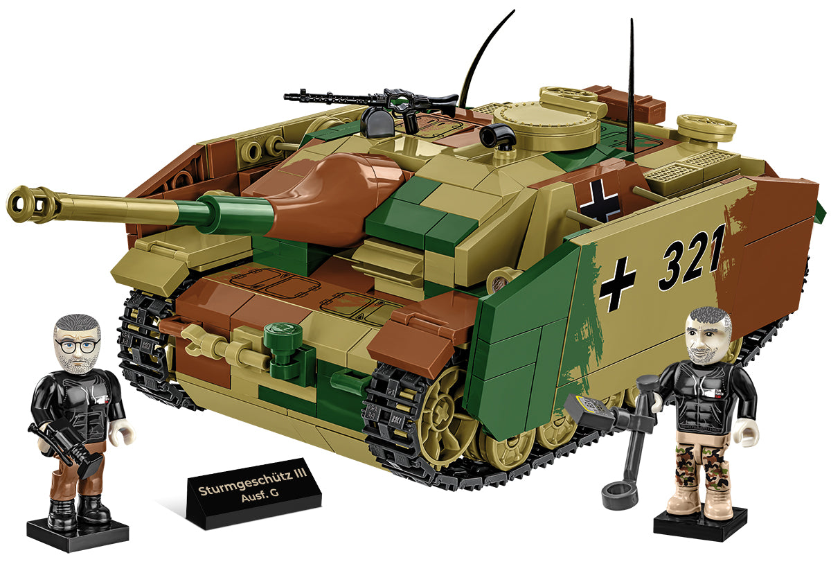 COBI Historical Collection WWII Sturmgeschutz III Ausf. G (2-in-1) TANK HUNTER TEAM - EXECUTIVE EDITION