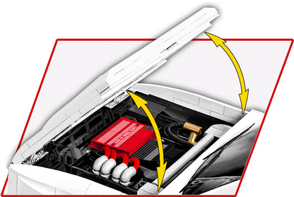 COBI 1:12 Scale Lancia Delta HF Integrale EVO 1:12 Scale Vehicle EXECUTIVE EDITION Building Set, 2294 Pieces