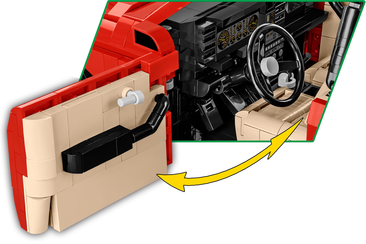 COBI Cars 1:12 Scale Lancia Delta HF Integrale Vehicle Building Set, 2068 Pieces