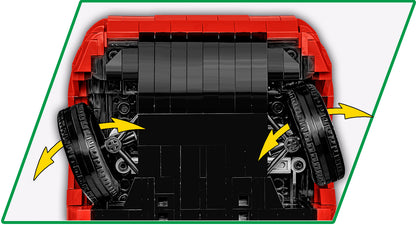 COBI Cars 1:12 Scale Lancia Delta HF Integrale Vehicle Building Set, 2068 Pieces