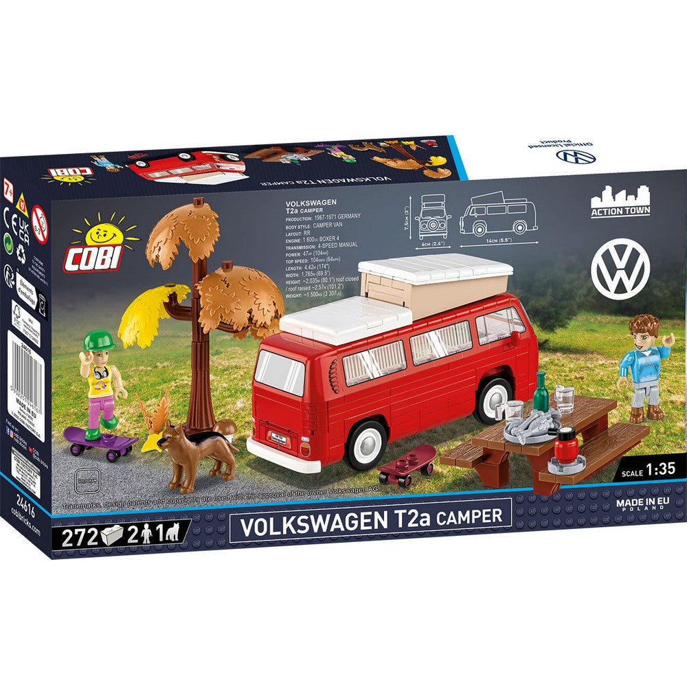 COBI Action Town Volkswagen T2A Camper Building Set