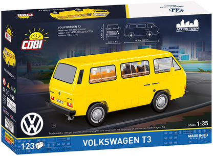 COBI Volkswagen Transporter III (T3) 1979 Vehicle Building Set, 123 Pieces