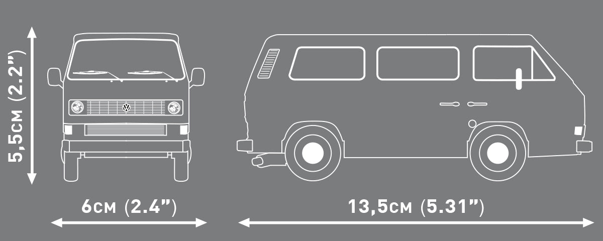 COBI Volkswagen Transporter III (T3) 1979 Vehicle Building Set, 123 Pieces