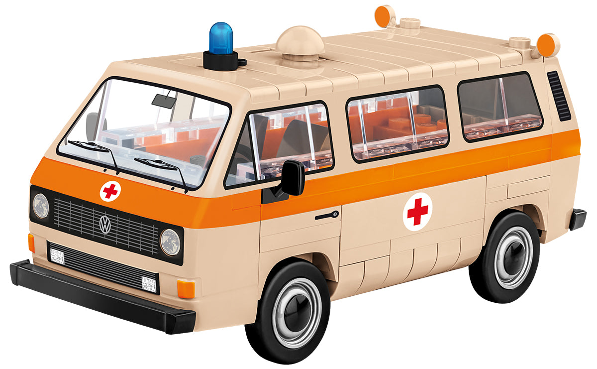 COBI Volkswagen T3 Krankenwagen Vehicle Building Set, 141 Pieces