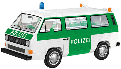 COBI Action Town Volkswagen T3 Police Bus Building Set, 144 Pieces