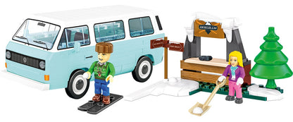 COBI Volkswagen Winter Adventure VW T3 Building Set, 189 Pieces