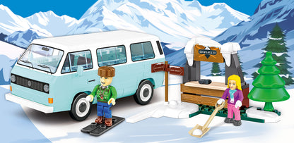 COBI Volkswagen Winter Adventure VW T3 Building Set, 189 Pieces