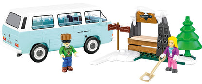 COBI Volkswagen Winter Adventure VW T3 Building Set, 189 Pieces