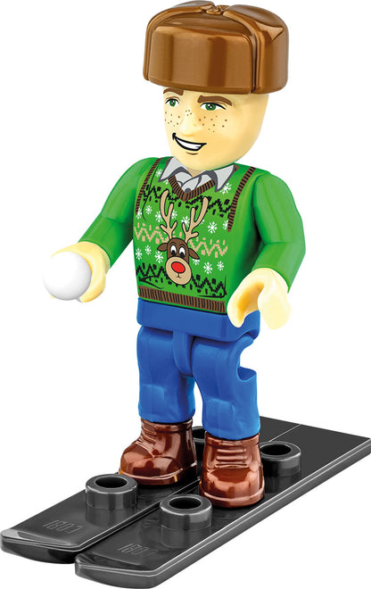 COBI Volkswagen Winter Adventure VW T3 Building Set, 189 Pieces