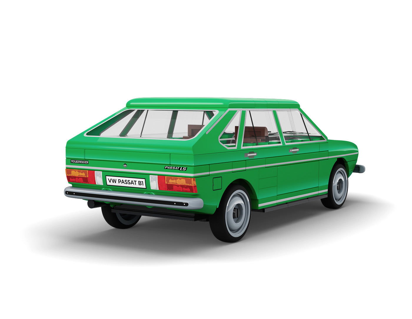 COBI Volkswagen Passat B1 Vehicle Building Set, Green Building Set, 107 Pieces