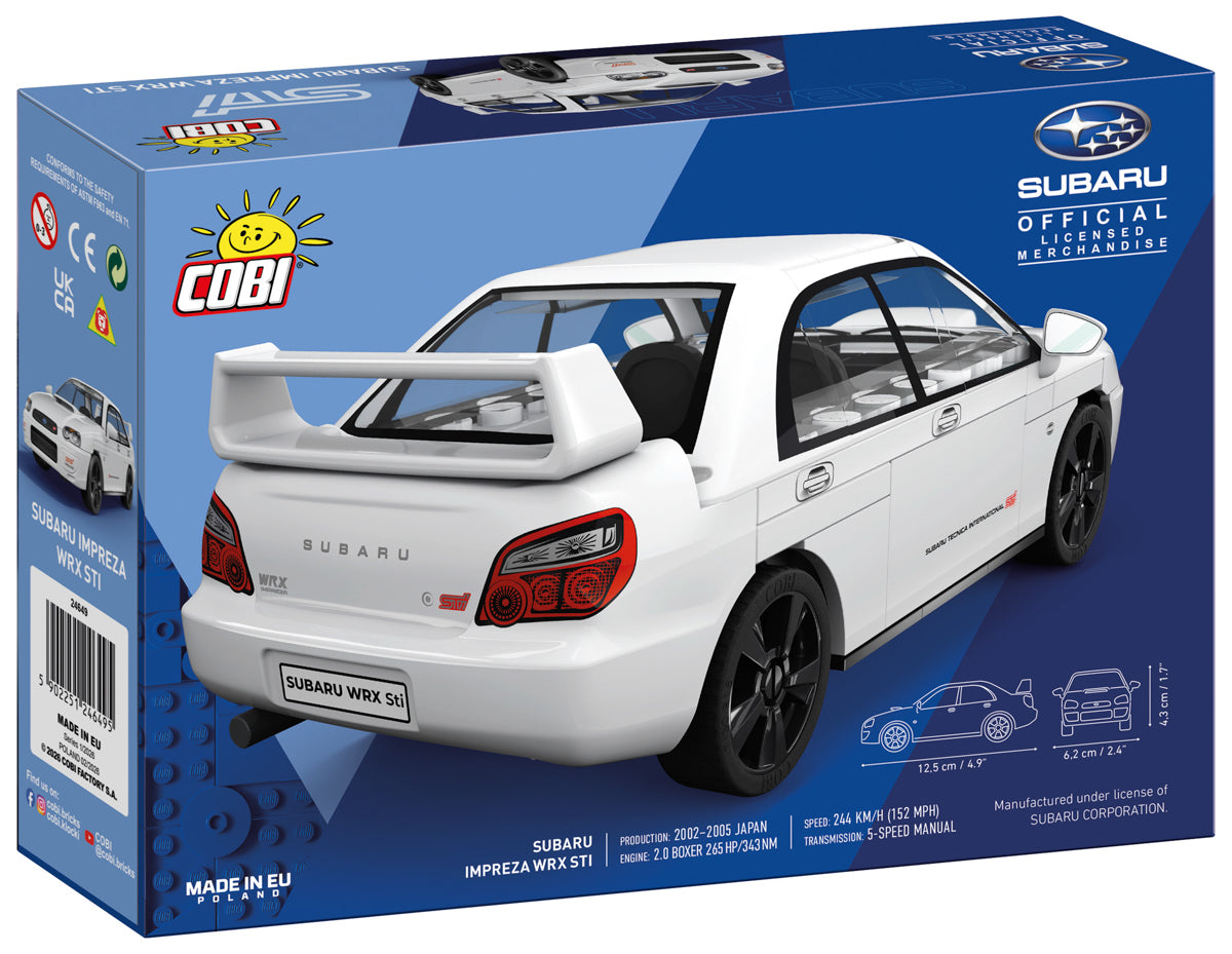 COBI Subaru Impreza WRX STI Building Set, 65 Pieces