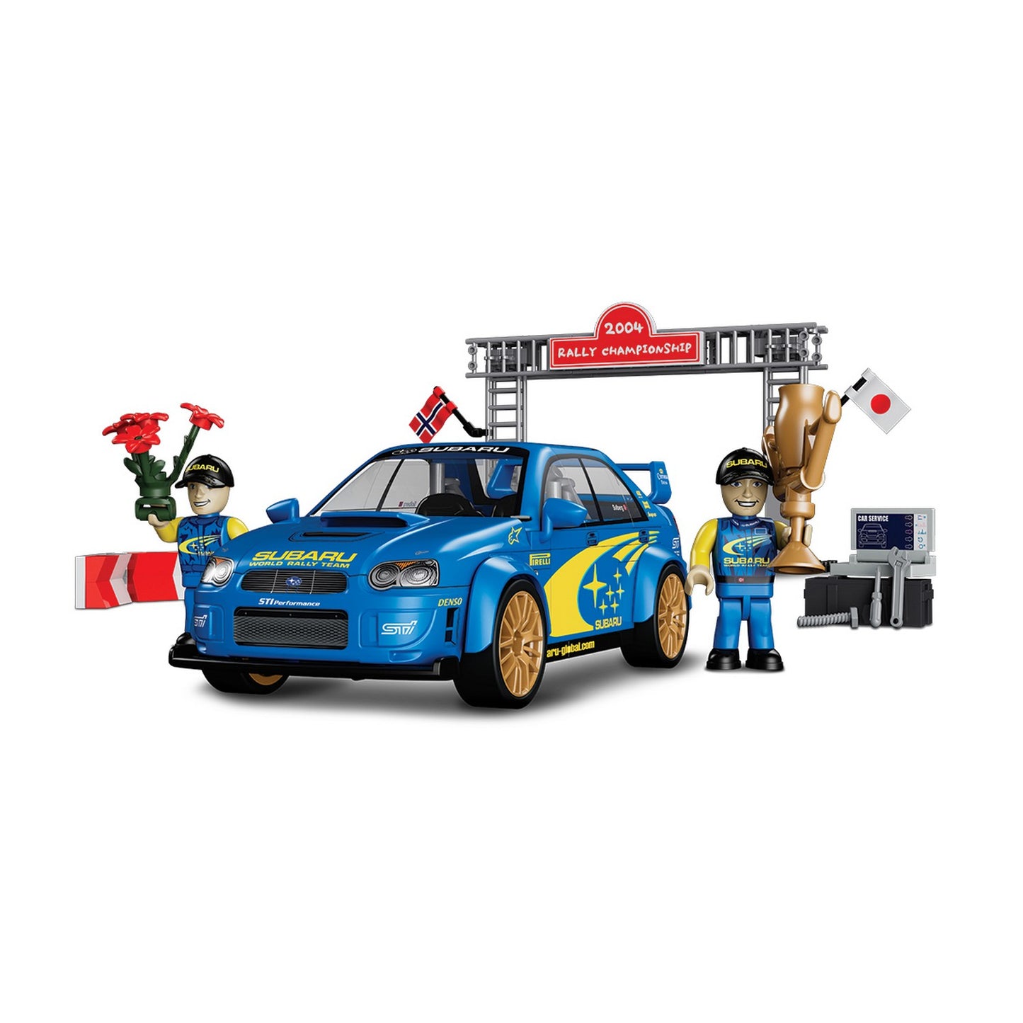 COBI Subaru Impreza WRC 2004, 206 Pieces Building Set