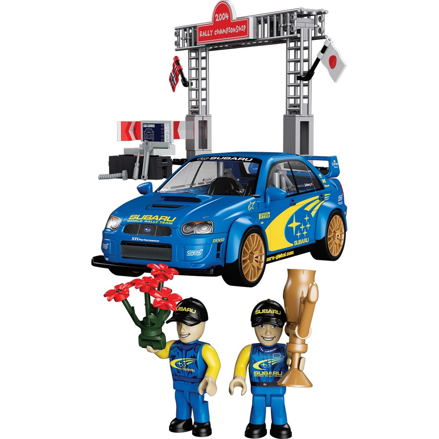 COBI Subaru Impreza WRC 2004, 206 Pieces Building Set