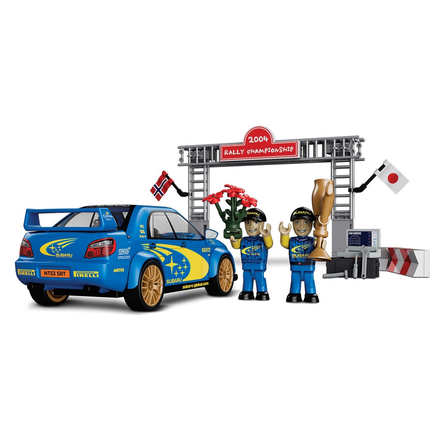 COBI Subaru Impreza WRC 2004, 206 Pieces Building Set