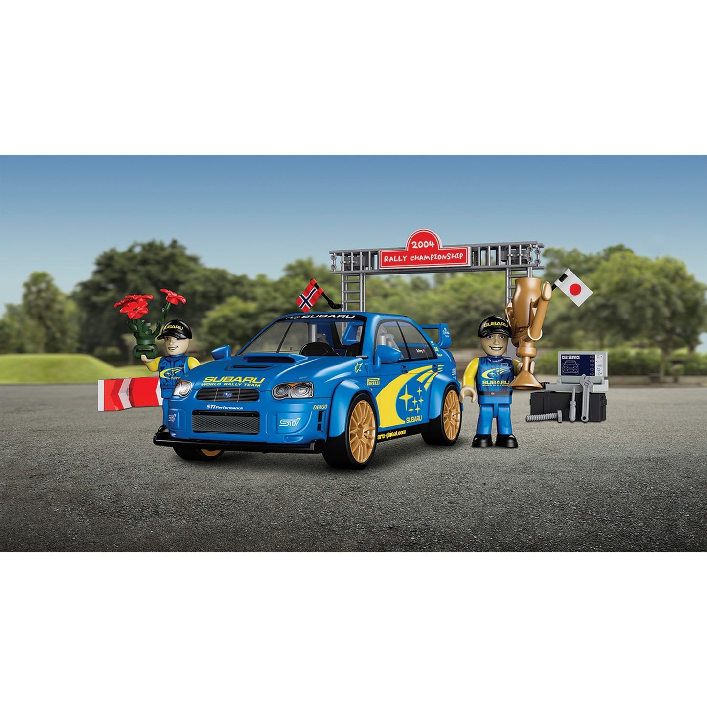 COBI Subaru Impreza WRC 2004, 206 Pieces Building Set