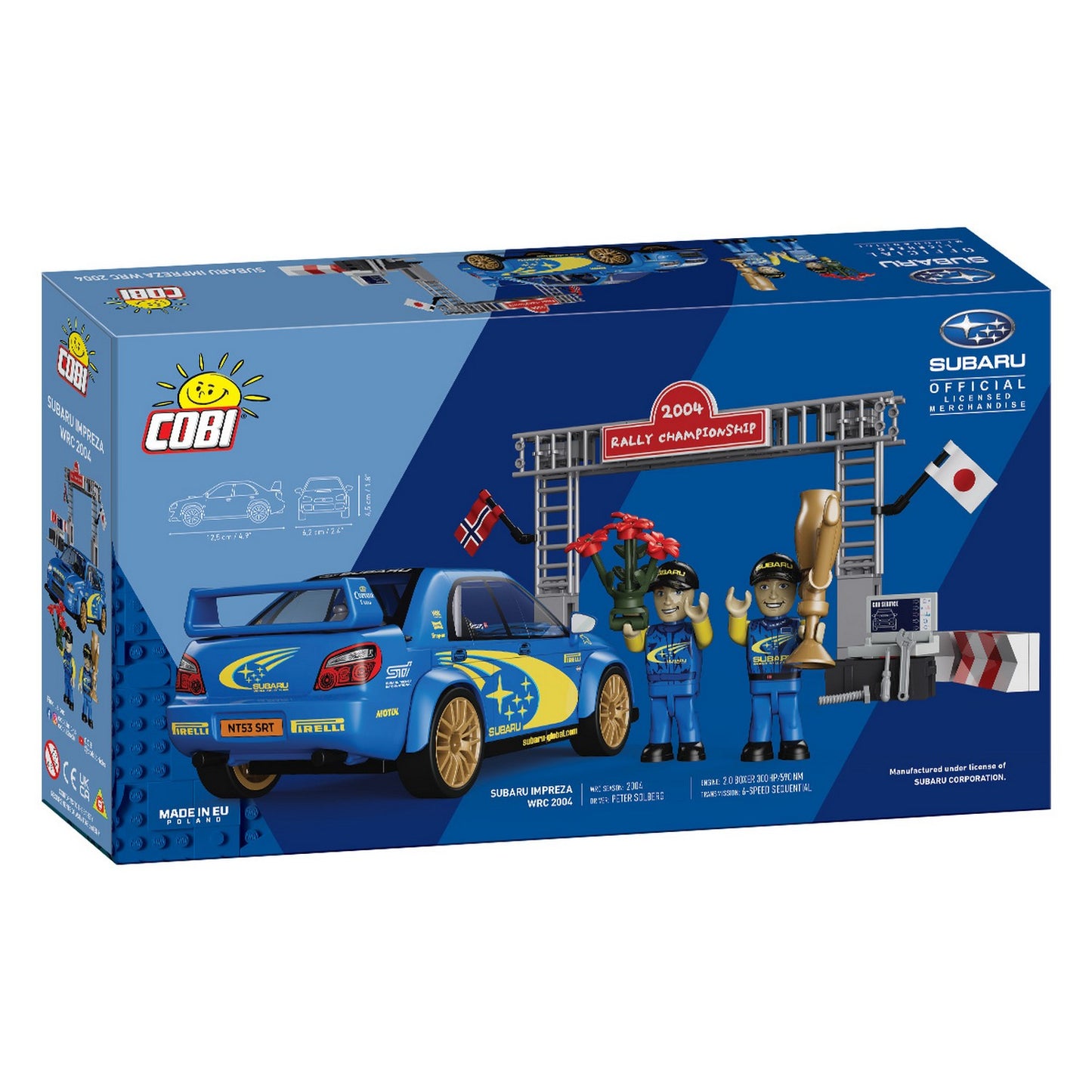 COBI Subaru Impreza WRC 2004, 206 Pieces Building Set