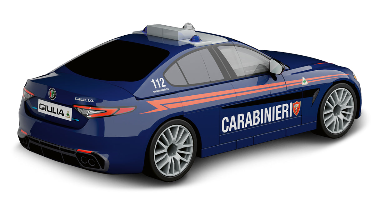 COBI Alfa Romeo Giulia Quadrifoglio, Carabinieri Vehicle Building Set, 99 Pieces