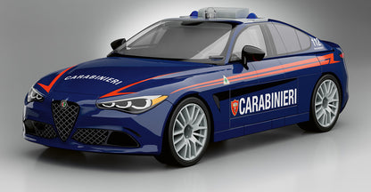 COBI Alfa Romeo Giulia Quadrifoglio, Carabinieri Vehicle Building Set, 99 Pieces