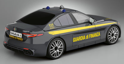 COBI Alfa Romeo Giulia Quadrifoglio Guardia di Finanza Building Set, 97 Pieces