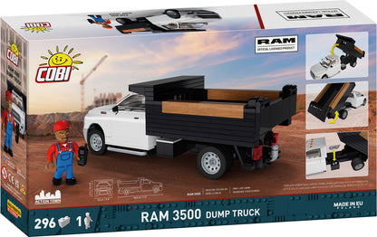 COBI RAM 3500 Dump Truck Building Set, 296 Pieces