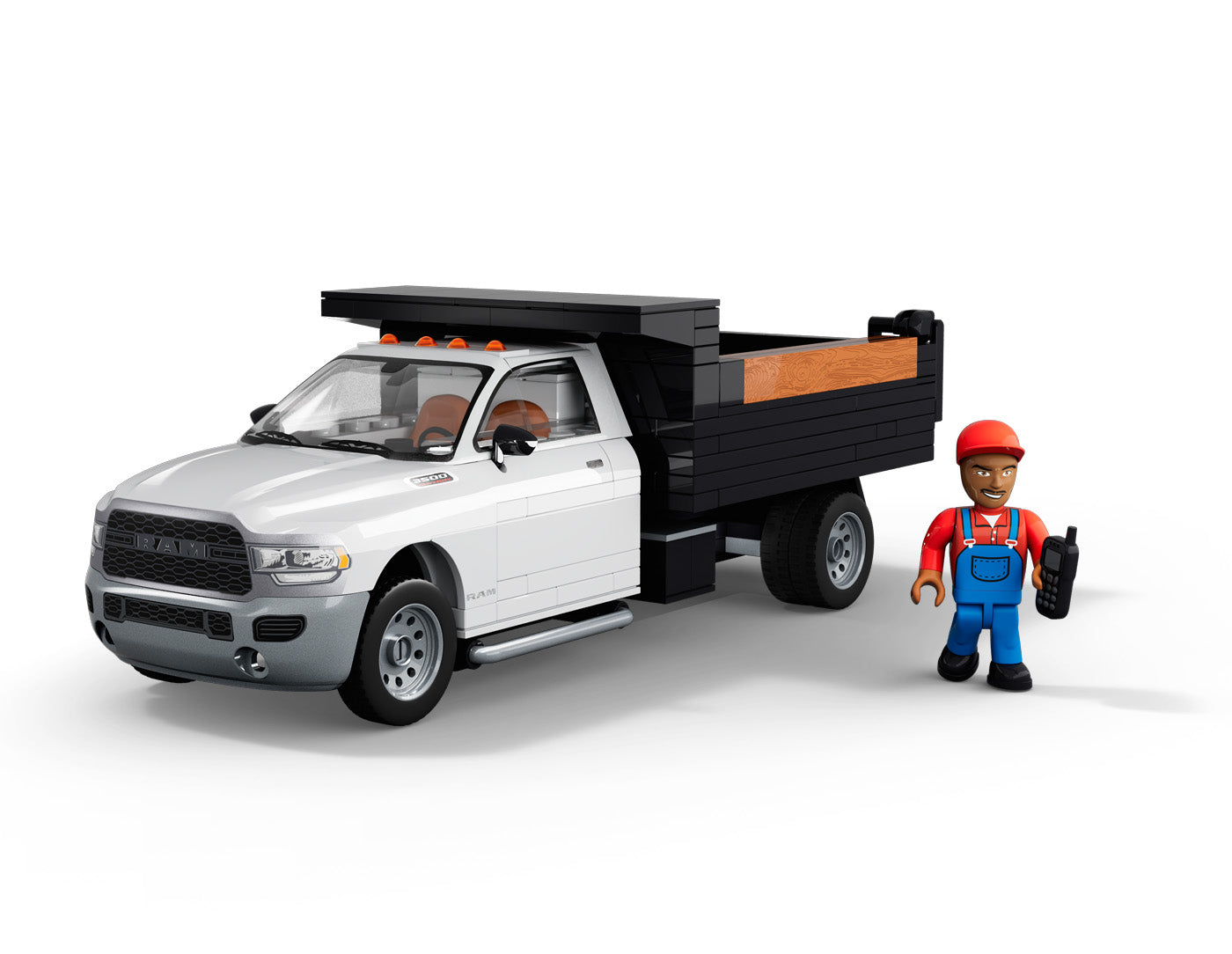 COBI RAM 3500 Dump Truck Building Set, 296 Pieces